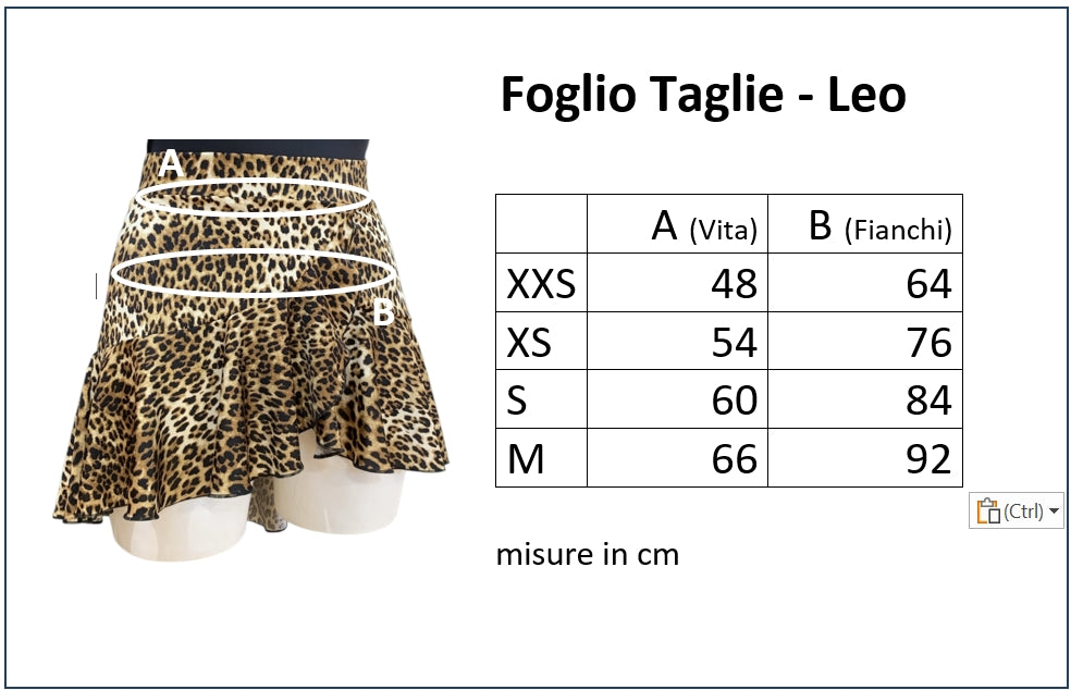 Gonna a Balze Black Stripe – Eleganza Dinamica per Danza e Allenamento