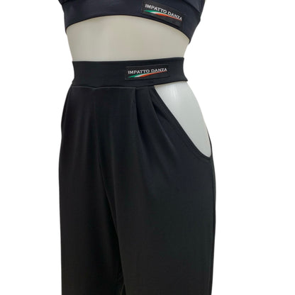Pantaloni Sensual: Eleganza Cut-Out e Stile Seducente per la Danza