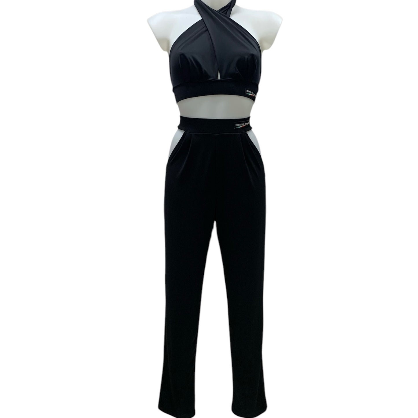 Pantaloni Sensual: Eleganza Cut-Out e Stile Seducente per la Danza