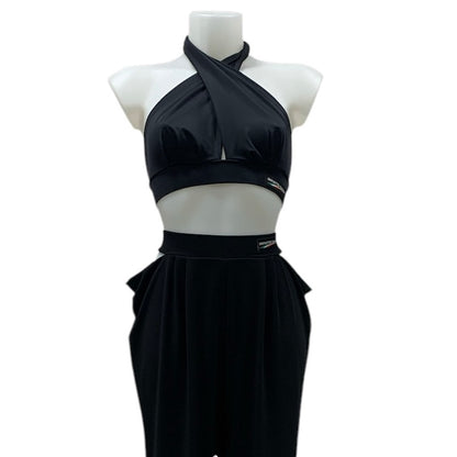 Top Danze Latine Incanto - Tessuto Italiano, Design Incrociato, Comfort Stretch