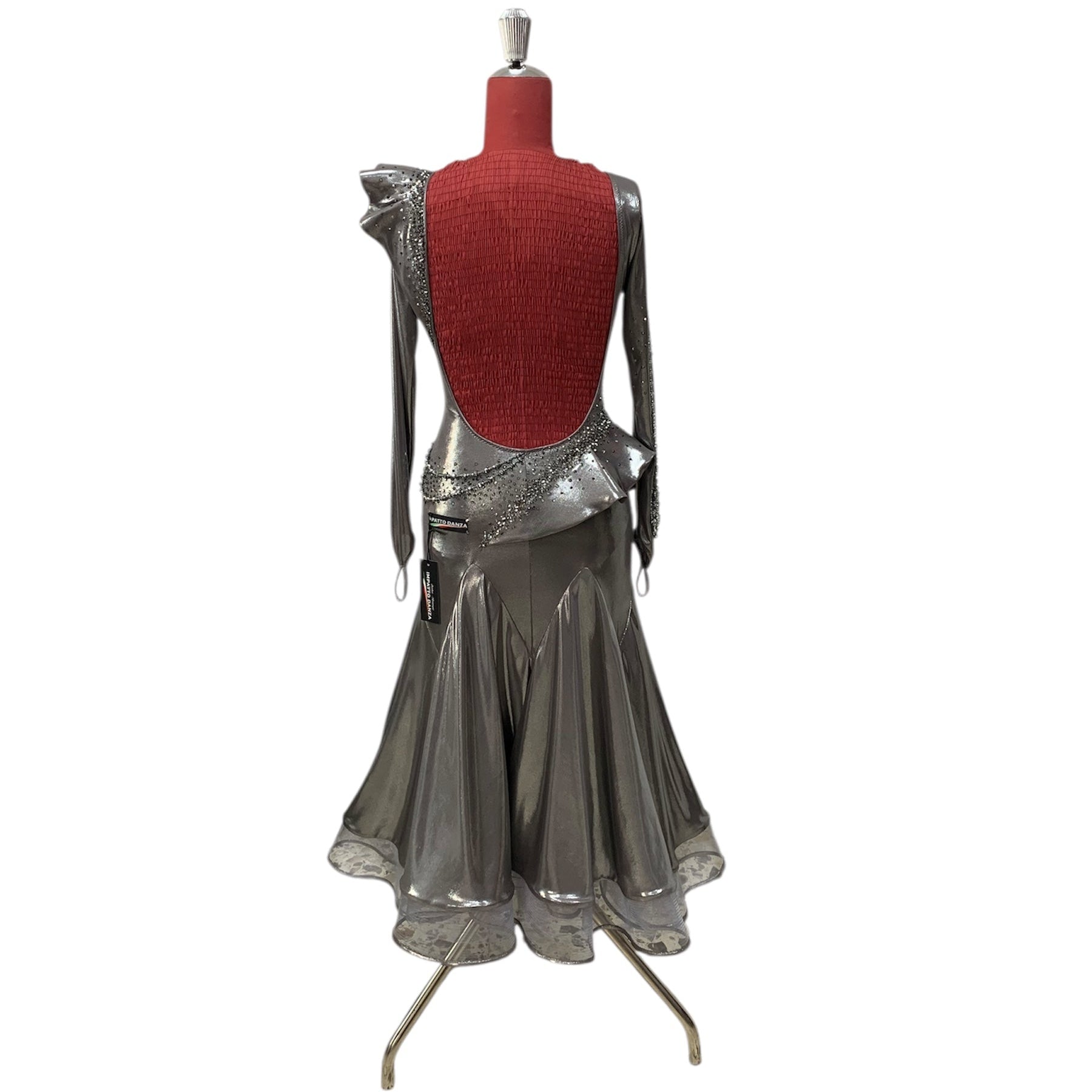 abito-danza-standard-argento-metallizzato-volant-strass