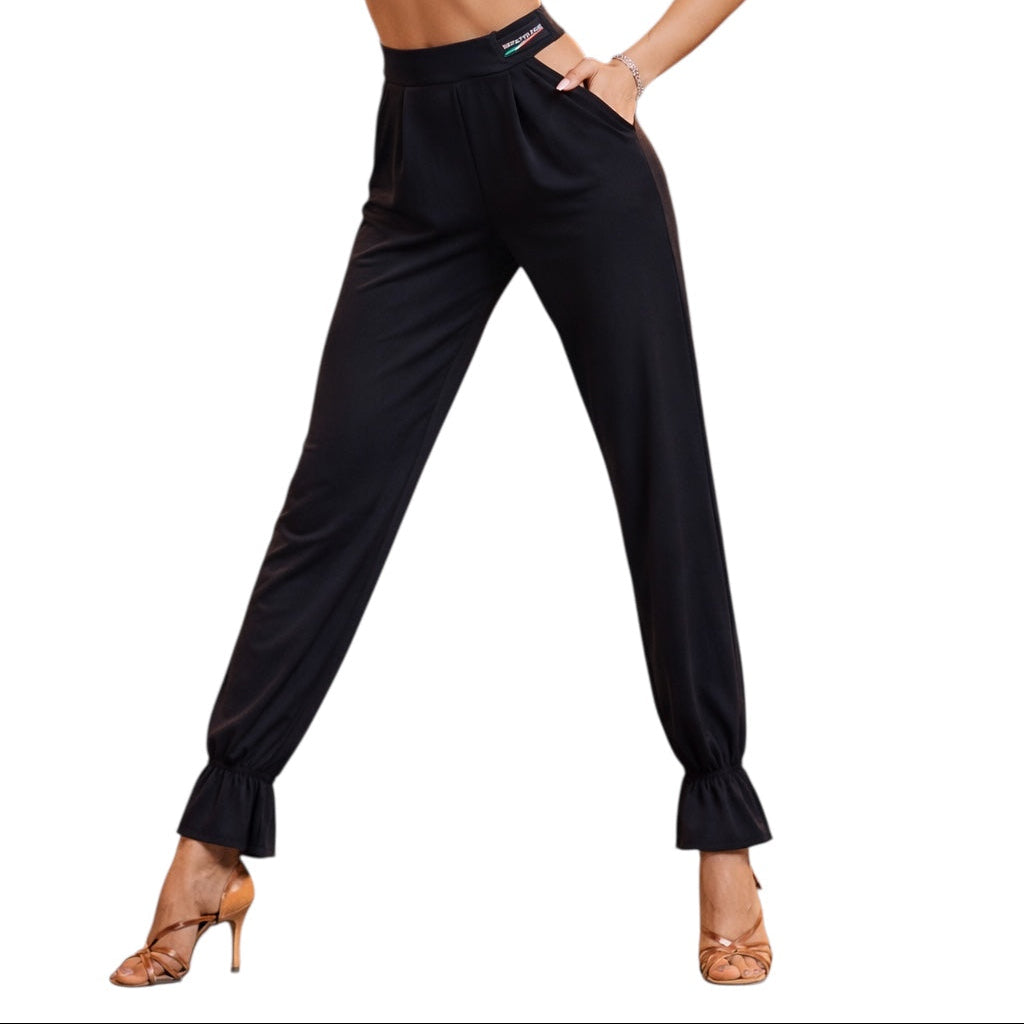 Pantaloni Sensual: Eleganza Cut-Out e Stile Seducente per la Danza